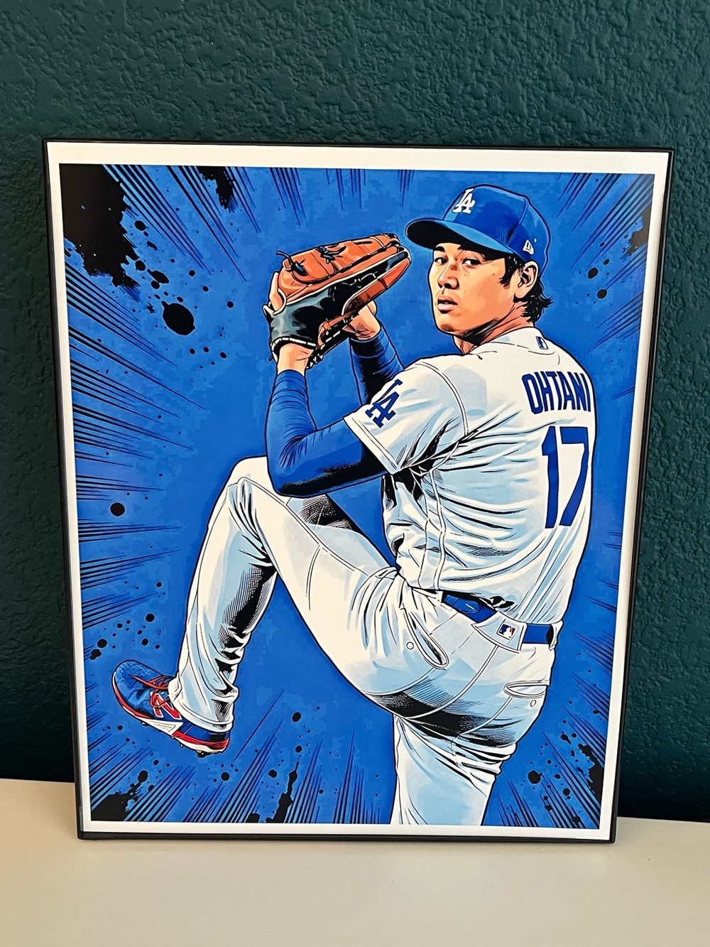Los Angeles Dodgers MLB Baseball Ohtani LA Poster Print 8x10